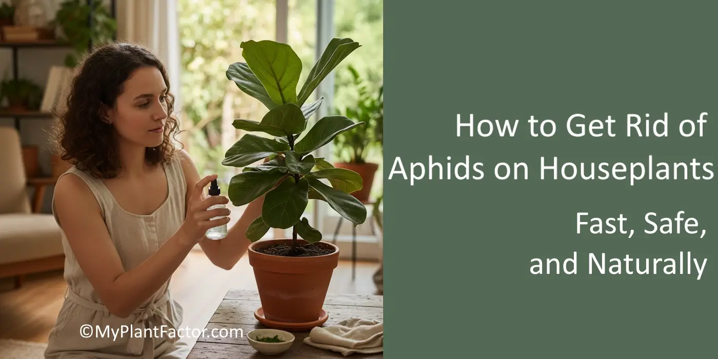 how to get rid of aphids on houseplants at MyPlantFactor