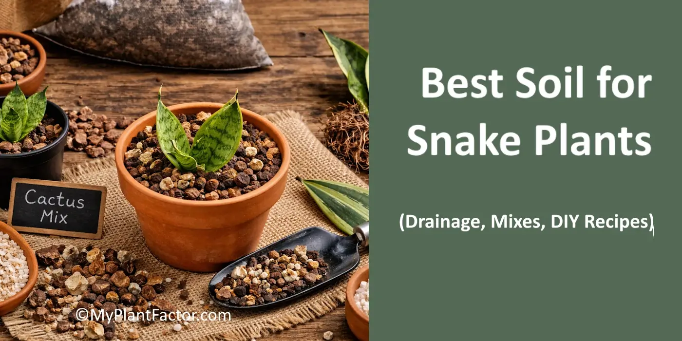best soil for snake plants in terracotta pot with cactus mix, perlite and bark for drainage