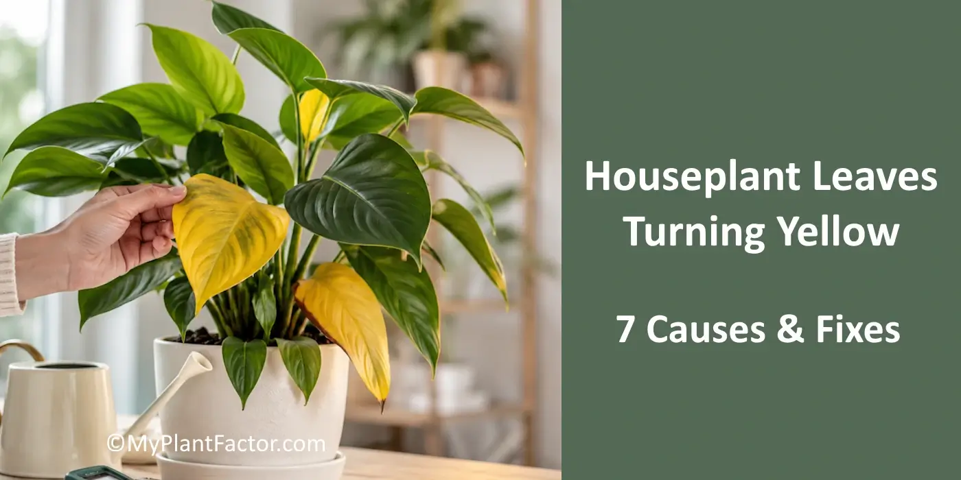 reasons why houseplant leaves turning yellow can be many